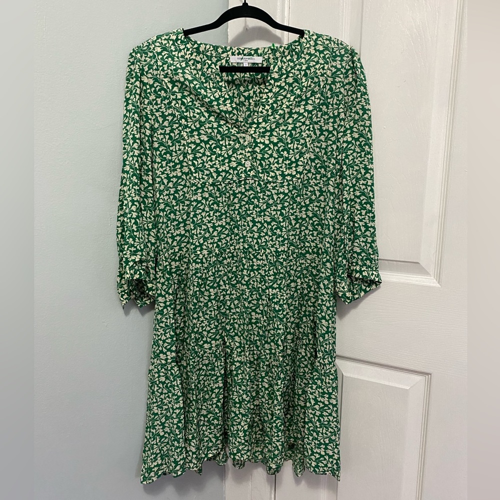 Gerard Darel Judith Printed Tiered Dress